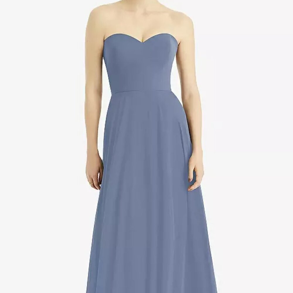 The Dessy Group Bridesmaids Dress in Lakspur Blue